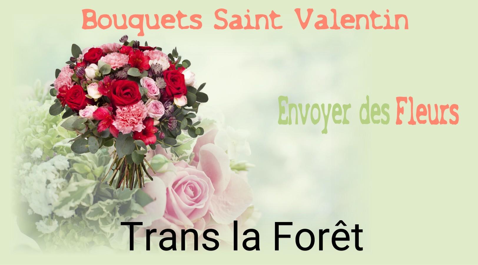 Roses de Saint-Valentin livrées à Trans-la-Forêt